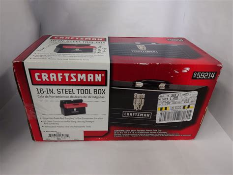 craftsman 16 inch steel tool box|lowe's craftsman tool box clearance.